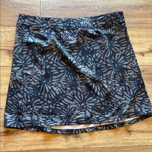 Rip Skirt Shibori Charcoal Hawaii swim skirt/coverup wrap skirt